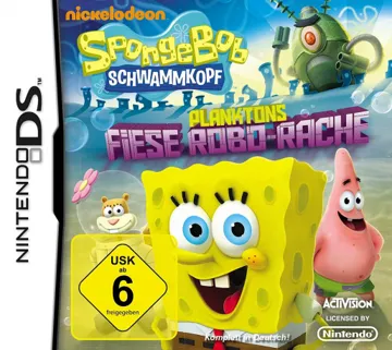 SpongeBob SquarePants - Plankton's Robotic Revenge (Europe) (En,Fr,De,Es,It,Nl,Sv) box cover front